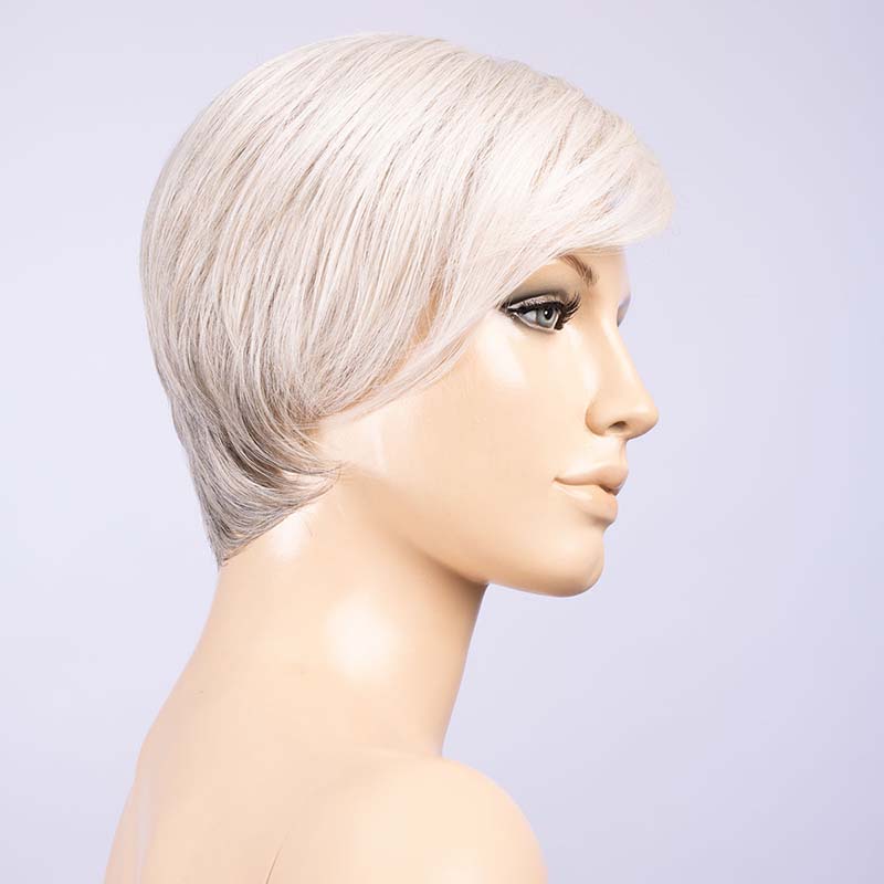 Link Wig by Ellen Wille | Heat Friendly Synthetic Lace Front Wig (Mono Part) Ellen Wille Heat Friendly Synthetic Snow Mix / Front: 5.5" | Crown: 6" |  Sides: 1.75" | Nape: 1.75" / Petite / Average