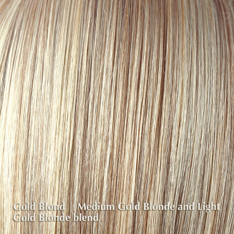 Long Top Piece Mono by Amore | Topper Amore Hair Toppers Gold Blond / Base Dimension: 5.25" x 5.75" Length: 18" / Medium