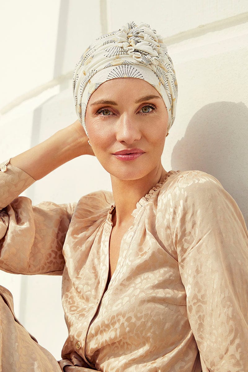 Lotus Turban by Christine HeadwearLotus Turban