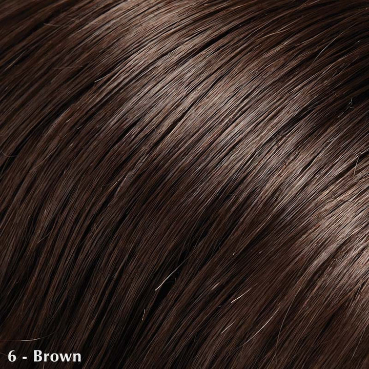 Mila Petite Wig by Jon Renau | Synthetic Lace Front Wig (Mono Top) Jon Renau Synthetic 6 Fudgesicle / Bang: 11" | Crown 13" | Sides: 11" | Nape: 7" / Petite