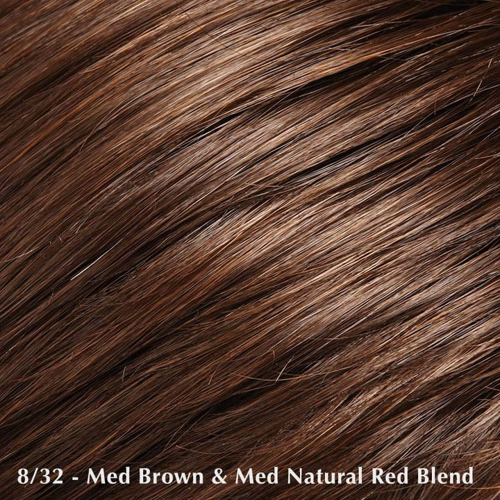 Mila Petite Wig by Jon Renau | Synthetic Lace Front Wig (Mono Top) Jon Renau Synthetic 8/32 Cocoa Bean / Bang: 11" | Crown 13" | Sides: 11" | Nape: 7" / Petite