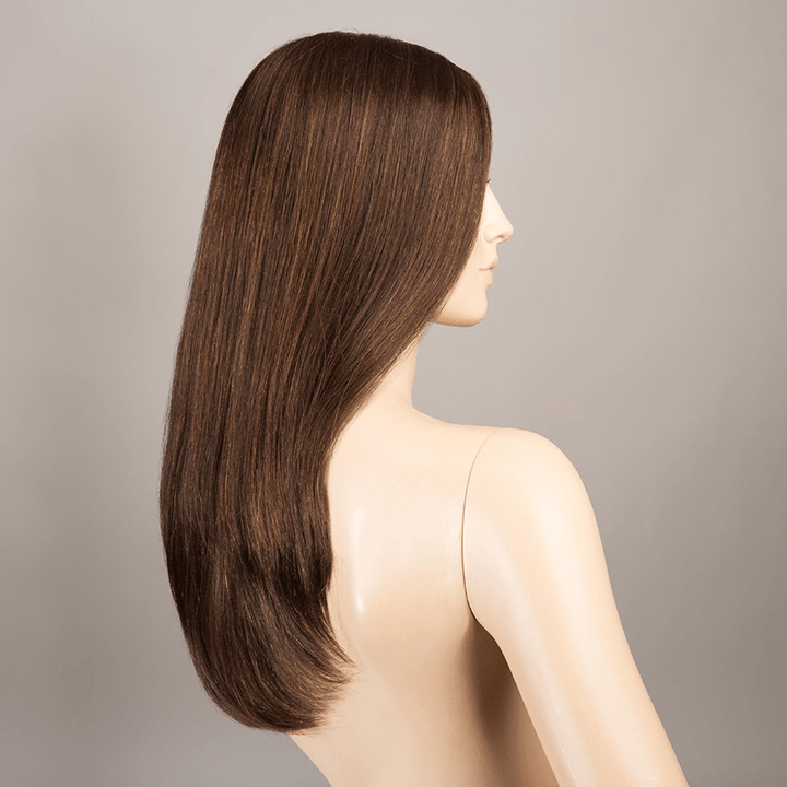 Obsession Wig by Ellen Wille | Remy Human Hair Lace Front Wig (Hand-Tied) Ellen Wille Remy Human Hair Dark Chocolate Mix / Front: 17" | Crown: 16" | Sides: 16" | Nape: 16" / Petite