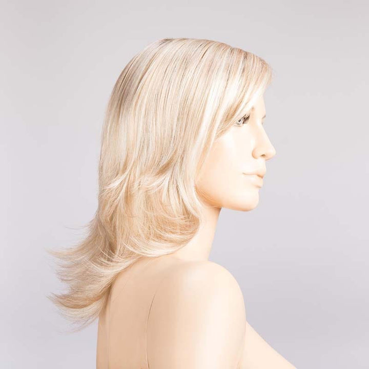 Ocean Wig by Ellen Wille | Synthetic Wig (Mono Part) Ellen Wille Synthetic Champagne Rooted / Front: 5" |  Crown: 8" |  Sides: 8.5" |  Nape: 9" / Petite / Average