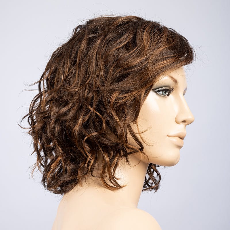 Onda Wig by Ellen Wille | Synthetic Lace Front Wig (Mono Part) Ellen Wille Synthetic Chocolate Shaded / Front: 6.5" | Crown: 9" | Sides: 8.75" | Nape: 5.5" / Petite / Average