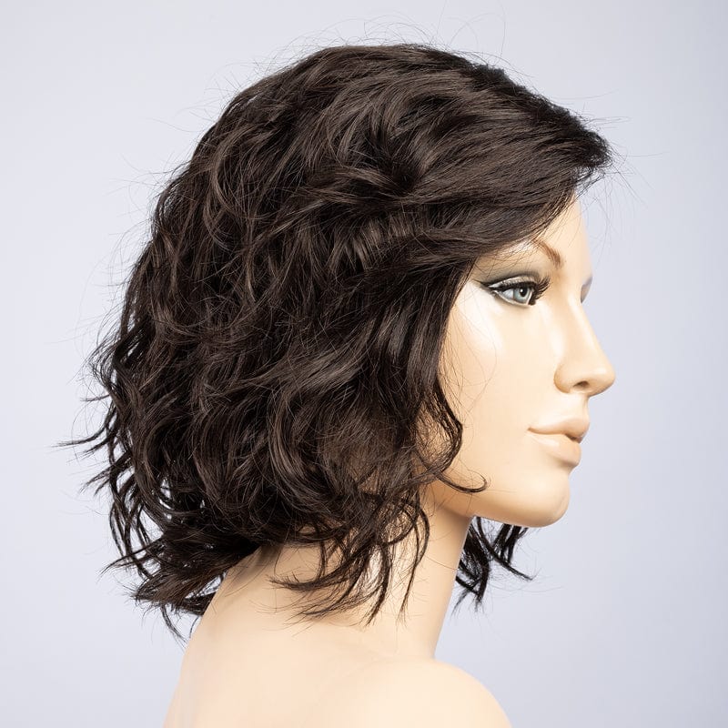 Onda Wig by Ellen Wille | Synthetic Lace Front Wig (Mono Part) Ellen Wille Synthetic Dark Brown Shaded / Front: 6.5" | Crown: 9" | Sides: 8.75" | Nape: 5.5" / Petite / Average