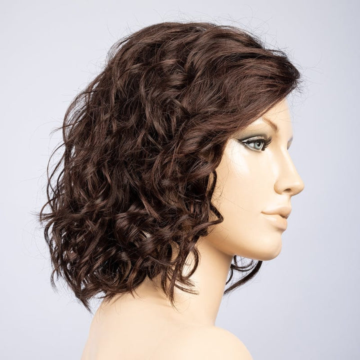 Onda Wig by Ellen Wille | Synthetic Lace Front Wig (Mono Part) Ellen Wille Synthetic Dark Chocolate Shaded / Front: 6.5" | Crown: 9" | Sides: 8.75" | Nape: 5.5" / Petite / Average