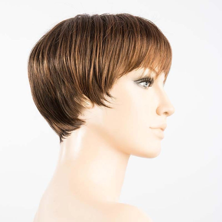 Pixie Wig by Ellen Wille | Synthetic Wig (Mono Crown) Ellen Wille Synthetic Chocolate Mix / Front: 2.5" | Crown: 5.5 " |  Sides: 2" | Nape: 1.5" / Petite / Average