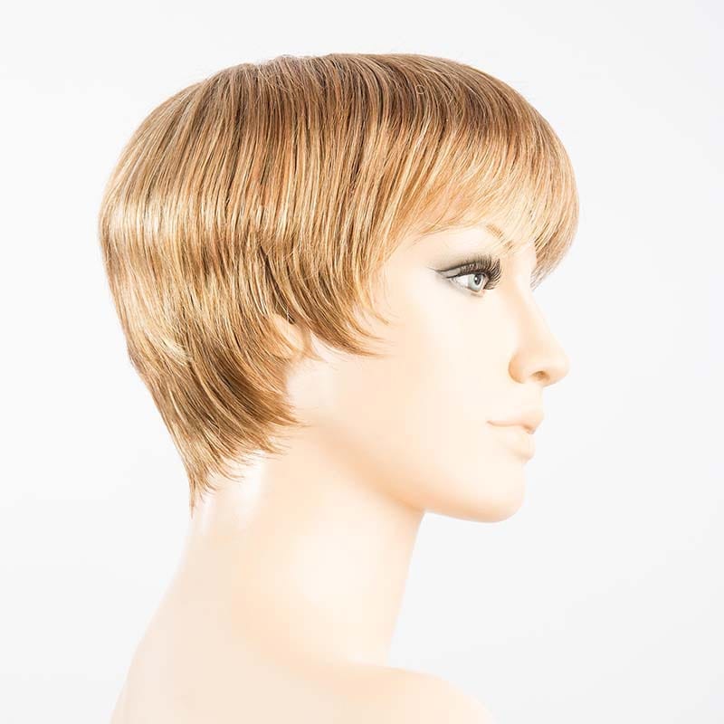 Pixie Wig by Ellen Wille | Synthetic Wig (Mono Crown) Ellen Wille Synthetic Light Caramel Rooted / Front: 2.5" | Crown: 5.5 " |  Sides: 2" | Nape: 1.5" / Petite / Average