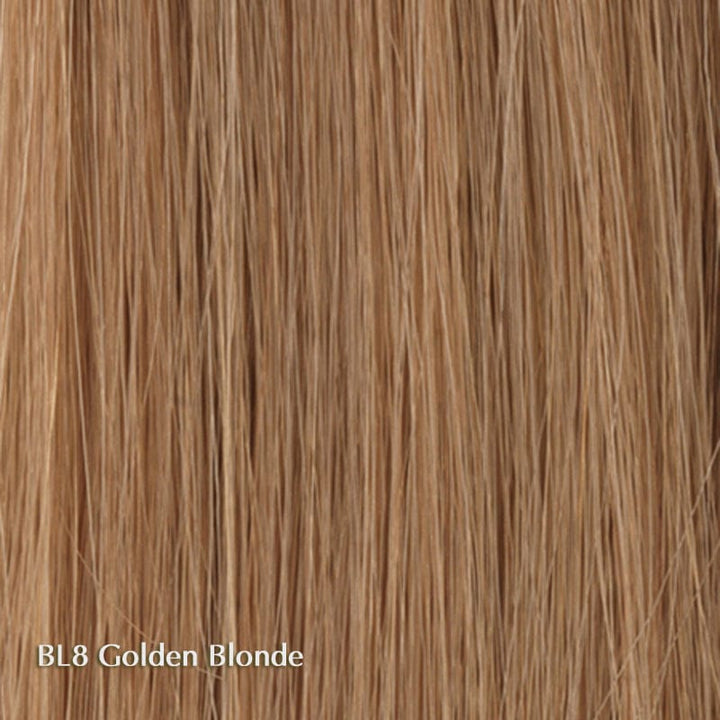 Princessa by Raquel Welch | Remy Human Hair | Lace Front Wig | Mono Top (100% Hand-Tied) Raquel Welch Synthetic Golden Blonde BL8 / Front to Back: 13.75" | Ear to Ear: 11.75" | Circumference: 21.25" | Hair Lengths: 8" - 10" / Average
