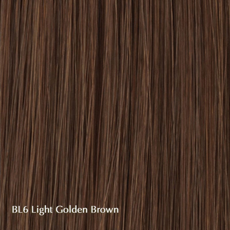 Princessa by Raquel Welch | Remy Human Hair | Lace Front Wig | Mono Top (100% Hand-Tied) Raquel Welch Synthetic Light Golden Brown BL6 / Front to Back: 13.75" | Ear to Ear: 11.75" | Circumference: 21.25" | Hair Lengths: 8" - 10" / Average