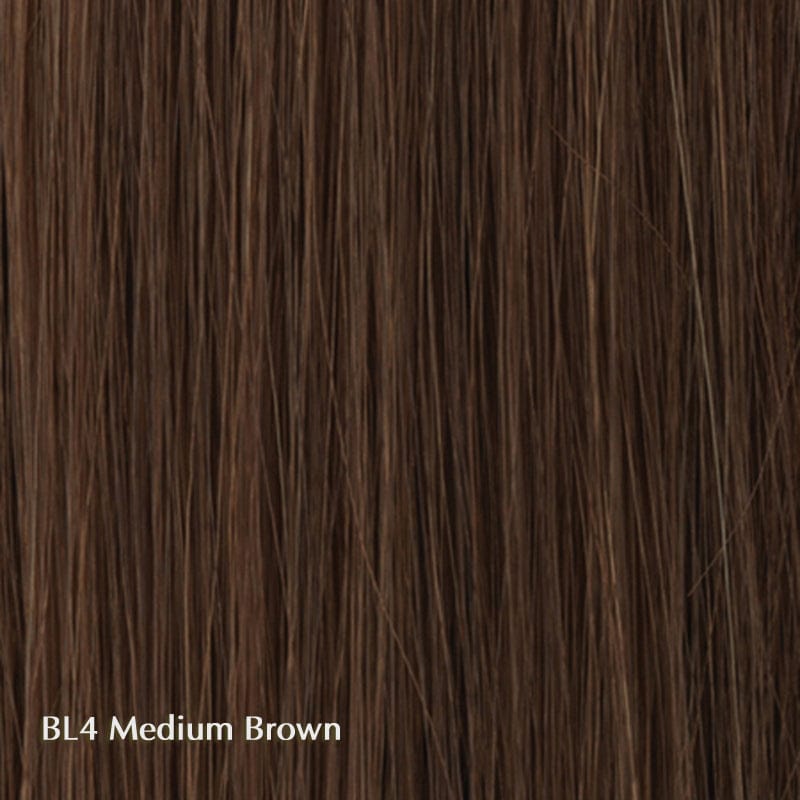 Princessa by Raquel Welch | Remy Human Hair | Lace Front Wig | Mono Top (100% Hand-Tied) Raquel Welch Synthetic Medium Brown Red BL4 / Front to Back: 13.75" | Ear to Ear: 11.75" | Circumference: 21.25" | Hair Lengths: 8" - 10" / Average