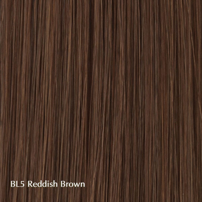 Princessa by Raquel Welch | Remy Human Hair | Lace Front Wig | Mono Top (100% Hand-Tied) Raquel Welch Synthetic Reddish Brown BL5 / Front to Back: 13.75" | Ear to Ear: 11.75" | Circumference: 21.25" | Hair Lengths: 8" - 10" / Average