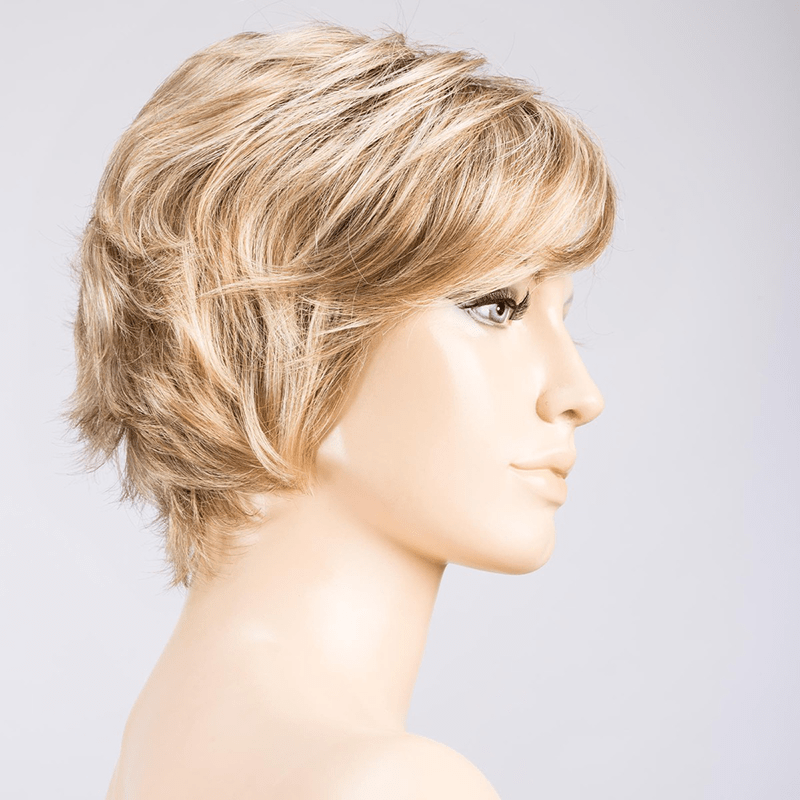 Raise Wig by Ellen Wille | Synthetic Lace Front Wig Ellen Wille Synthetic Caramel Rooted / Front: 4" | Crown: 7.5" | Sides: 7" | Nape: 2.5" / Petite / Average
