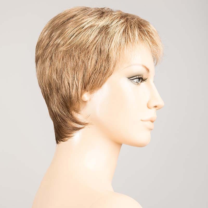 Risk Wig by Ellen Wille | Synthetic Lace Front Wig (Mono Crown) Ellen Wille Synthetic Caramel Mix / Front: 1.25" | Crown: 2.25" | Sides: 1.75" | Nape: 2" / Petite / Average