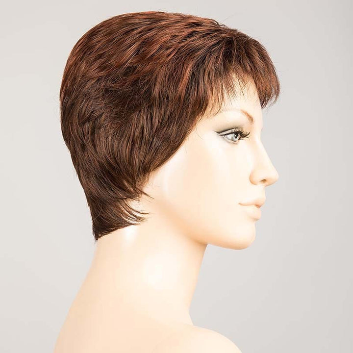 Risk Wig by Ellen Wille | Synthetic Lace Front Wig (Mono Crown) Ellen Wille Synthetic Dark Auburn Mix / Front: 1.25" | Crown: 2.25" | Sides: 1.75" | Nape: 2" / Petite / Average
