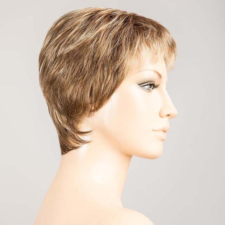 Risk Wig by Ellen Wille | Synthetic Lace Front Wig (Mono Crown) Ellen Wille Synthetic Dark Sand Mix / Front: 1.25" | Crown: 2.25" | Sides: 1.75" | Nape: 2" / Petite / Average