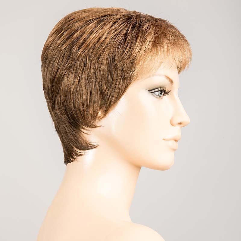 Risk Wig by Ellen Wille | Synthetic Lace Front Wig (Mono Crown) Ellen Wille Synthetic Mocca Lighted / Front: 1.25" | Crown: 2.25" | Sides: 1.75" | Nape: 2" / Petite / Average
