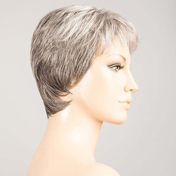 Risk Wig by Ellen Wille | Synthetic Lace Front Wig (Mono Crown) Ellen Wille Synthetic Salt Pepper Mix / Front: 1.25" | Crown: 2.25" | Sides: 1.75" | Nape: 2" / Petite / Average