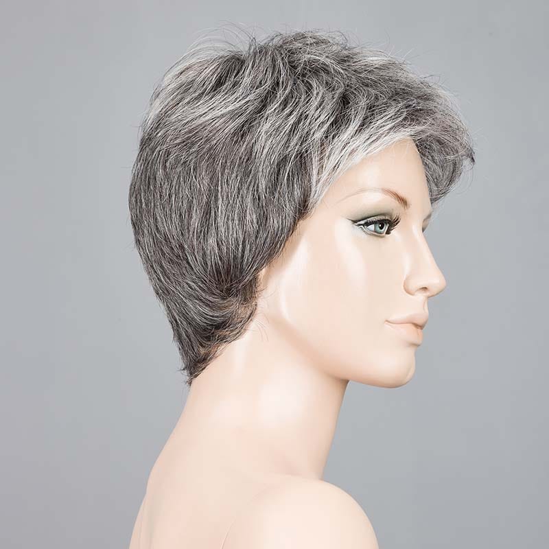 Ruby by Ellen Wille | Synthetic Lace Front Wig (Mono Crown) Ellen Wille Synthetic Salt/Pepper Mix / Front: 3.75" | Crown: 3.5" | Sides: 2.75" | Nape: 2.5" / Petite / Average