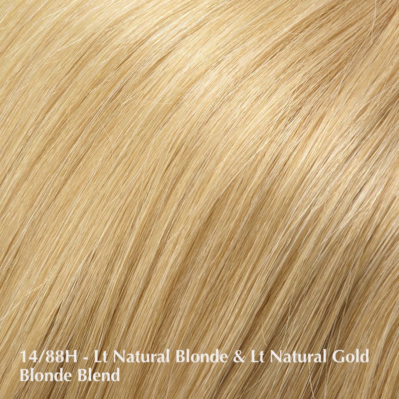 Sienna Lite Wig by Jon Renau | Remi Human Hair (Mono Top) Jon Renau Remy Human Hair 14/88H Vanilla Macaron / Bang: 7.75" | Crown: 14" | Side: 13.5" | Nape: 11" / Average