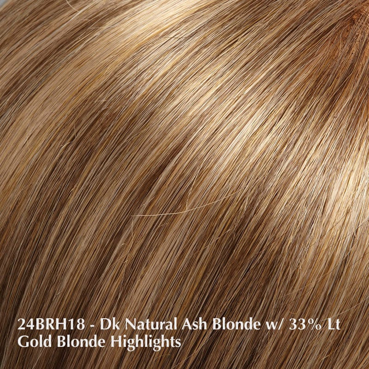 Sienna Lite Wig by Jon Renau | Remi Human Hair (Mono Top) Jon Renau Remy Human Hair 24BRH18 Napolean / Bang: 7.75" | Crown: 14" | Side: 13.5" | Nape: 11" / Average