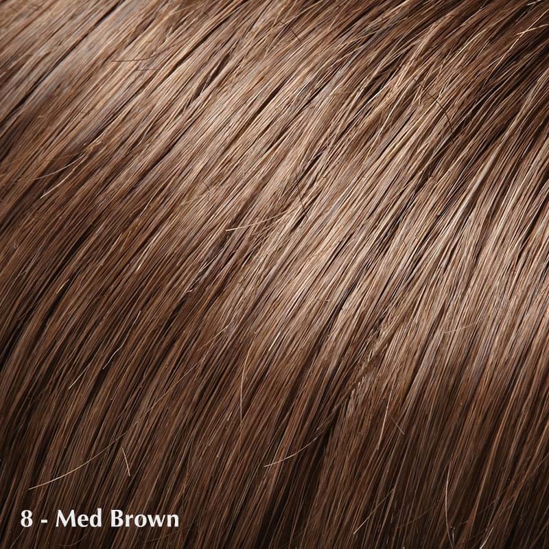 Sienna Lite Wig by Jon Renau | Remi Human Hair (Mono Top) Jon Renau Remy Human Hair 8 Cocoa / Bang: 7.75" | Crown: 14" | Side: 13.5" | Nape: 11" / Average