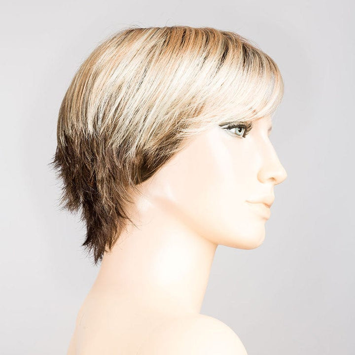 Sky Wig by Ellen Wille | Mono Crown Ellen Wille Synthetic Biscuit Blonde Rooted / Front: 4.25" | Crown: 5.5" | Sides: 3.5" | Nape: 2" / Petite / Average
