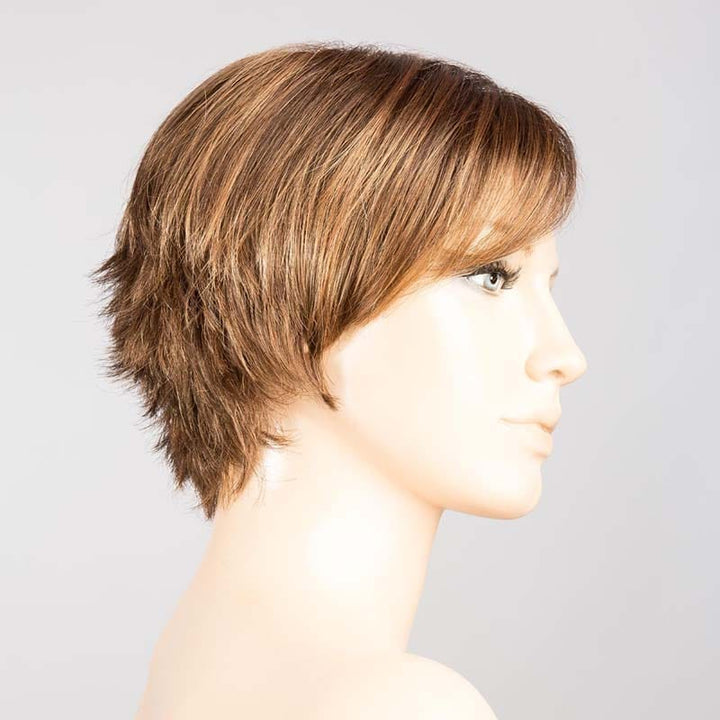 Sky Wig by Ellen Wille | Mono Crown Ellen Wille Synthetic Hot Mocca Rooted / Front: 4.25" | Crown: 5.5" | Sides: 3.5" | Nape: 2" / Petite / Average