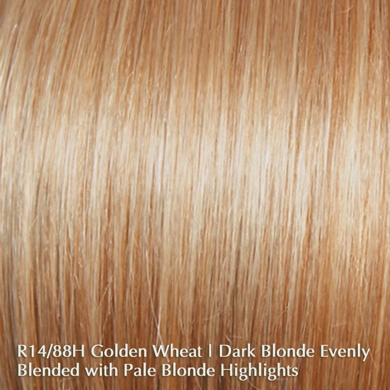 Star Quality by Raquel Welch | Synthetic Lace Front Wig (Mono Part) Raquel Welch Synthetic R14/88H Golden Wheat / Front: 4" | Crown: 10.5" | Side: 10" | Back: 8" | Nape: 12" / Average