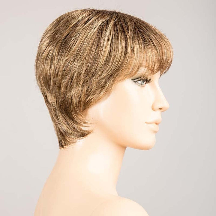 Stop Hi Tec by Ellen Wille | Short Synthetic Wig (Mono Crown) Ellen Wille Synthetic Bernstein Rooted / Front: 3" | Crown: 3.75" | Sides: 2.75" | Nape: 2.5" / Petite / Average