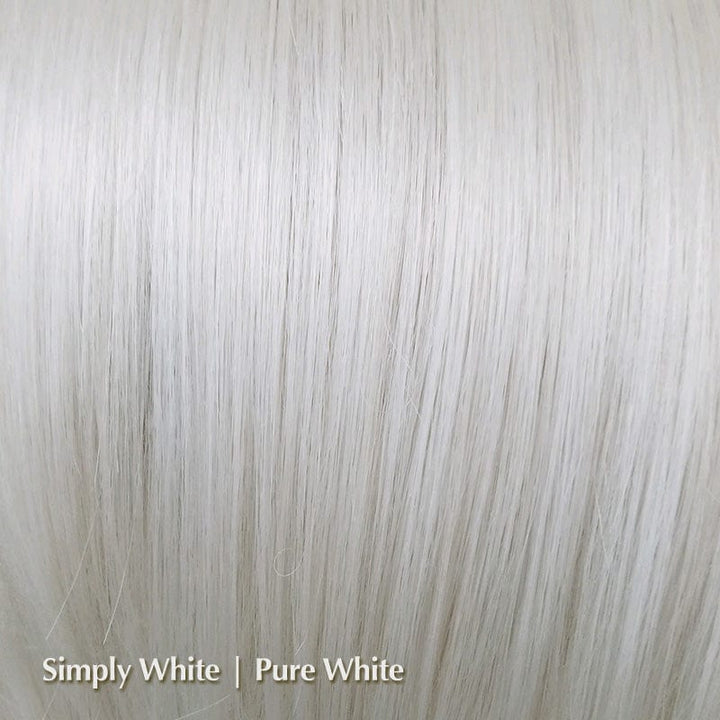 Sybil Wig by Amore | Synthetic Lace Front Wig (Mono Top) Amore Synthetic Simply White / Front: 7.5" | Side: 8.3 | Back: 4.9 | Crown: 8.3 | Nape: 4.9" / Average