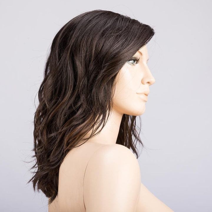 Tabu Wig by Ellen Wille | Heat Friendly Synthetic (Mono Crown) Ellen Wille Heat Friendly Synthetic Espresso Tipped / Front: 7” | Crown: 11” | Sides: 11” | Nape: 10” / Petite / Average