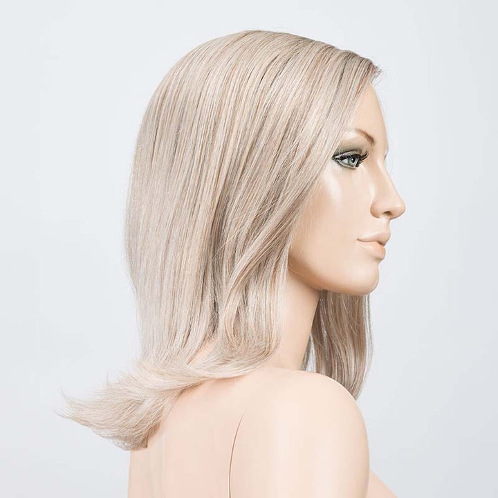 Taste Wig by Ellen Wille | Human Hair/Synthetic Blend Lace Front Wig (Mono Part) Ellen Wille Heat Friendly | Human Hair Blend Pearl Blonde Rooted / Front: 13" | Crown: 13.5" | Sides: 12" | Nape: 8.25" / Petite / Average