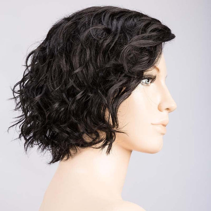 Turn Wig by Ellen Wille | Synthetic Lace Front Wig (Mono Part) Ellen Wille Synthetic Black | Jet Black and Darkest Brown blend / Front: 6" | Crown: 8" | Sides: 6" | Nape: 3" / Petite / Average